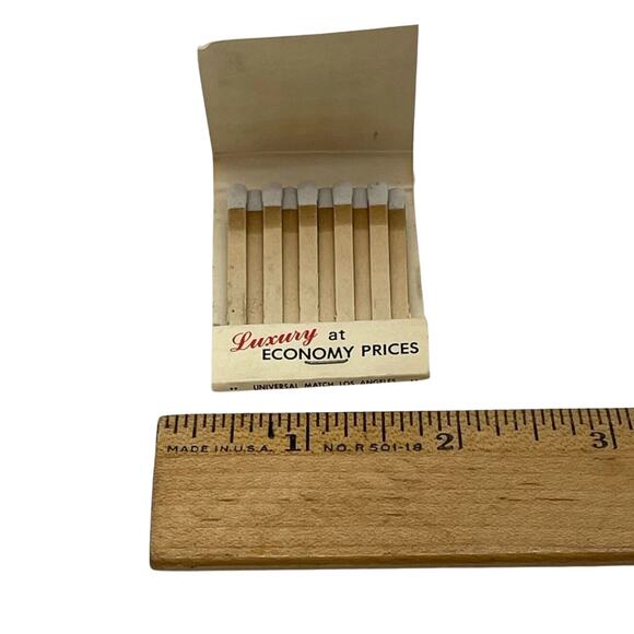 Vintage California Western 6 Saver Motel Advertising Matchbook Cover Unstruck - Picture 6 of 6